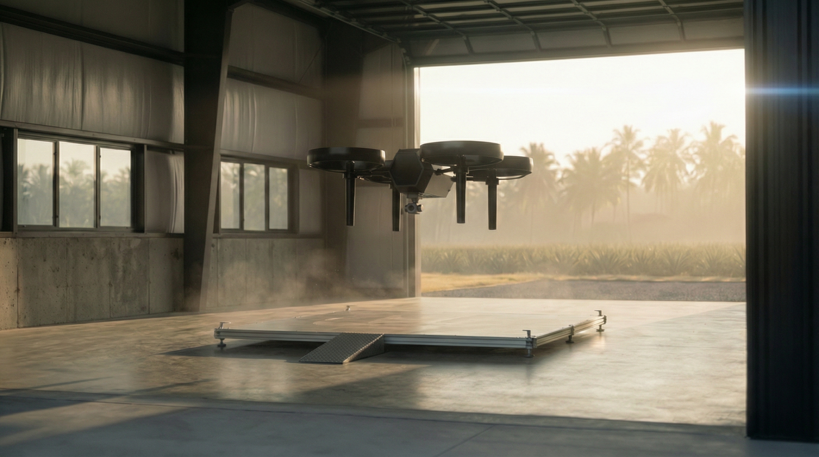 Drone in environment