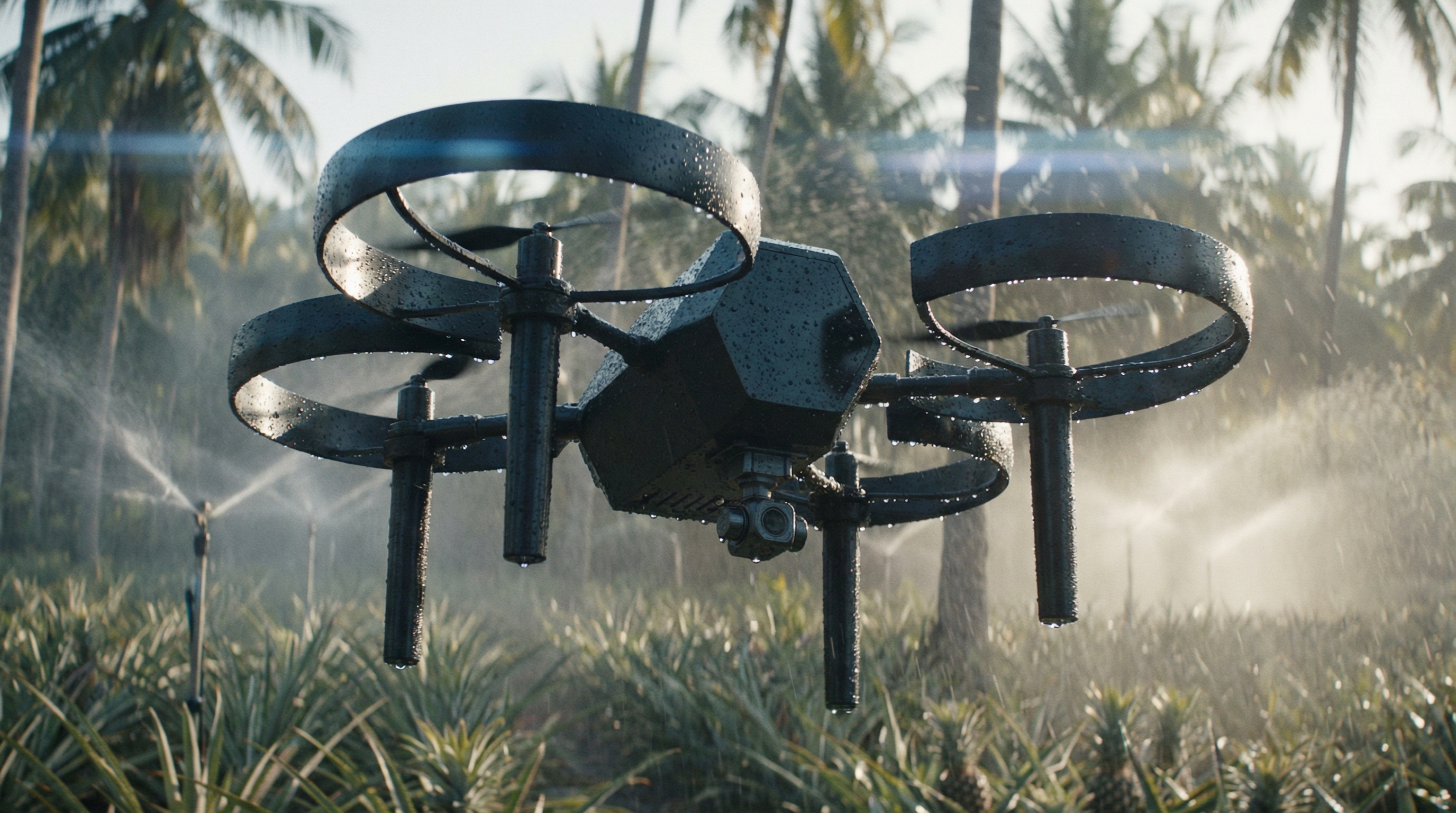 Drone close-up